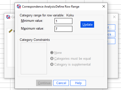 uyum analizi correspondence analysis 8