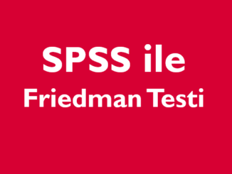 friedman testi spss