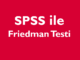 friedman testi spss