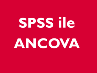 spss ile ancova