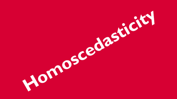 Homoscedasticity SPSS Homoscedasticity SPSS