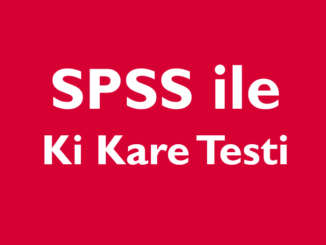 Ki Kare Testi SPSS