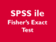 SPSS ile Fisher's Exact Test
