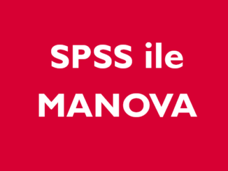 spss ile manova