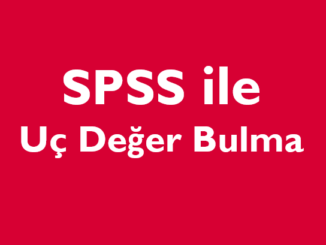 spss uç değer bulma