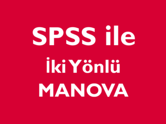 spss iki yönlü manova