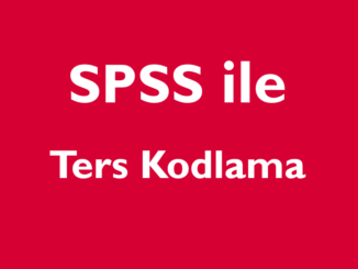 ters kodlama spss