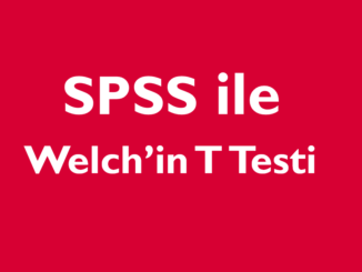 Welch'in T Testi