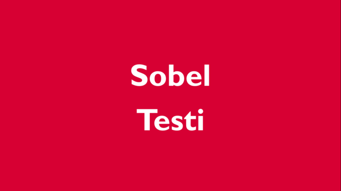 sobel testi