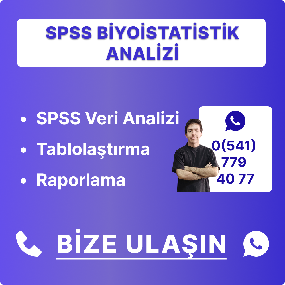 spss biyoistatistik analizi