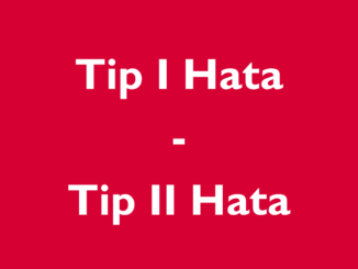 tip 1 hata tip 2 hata