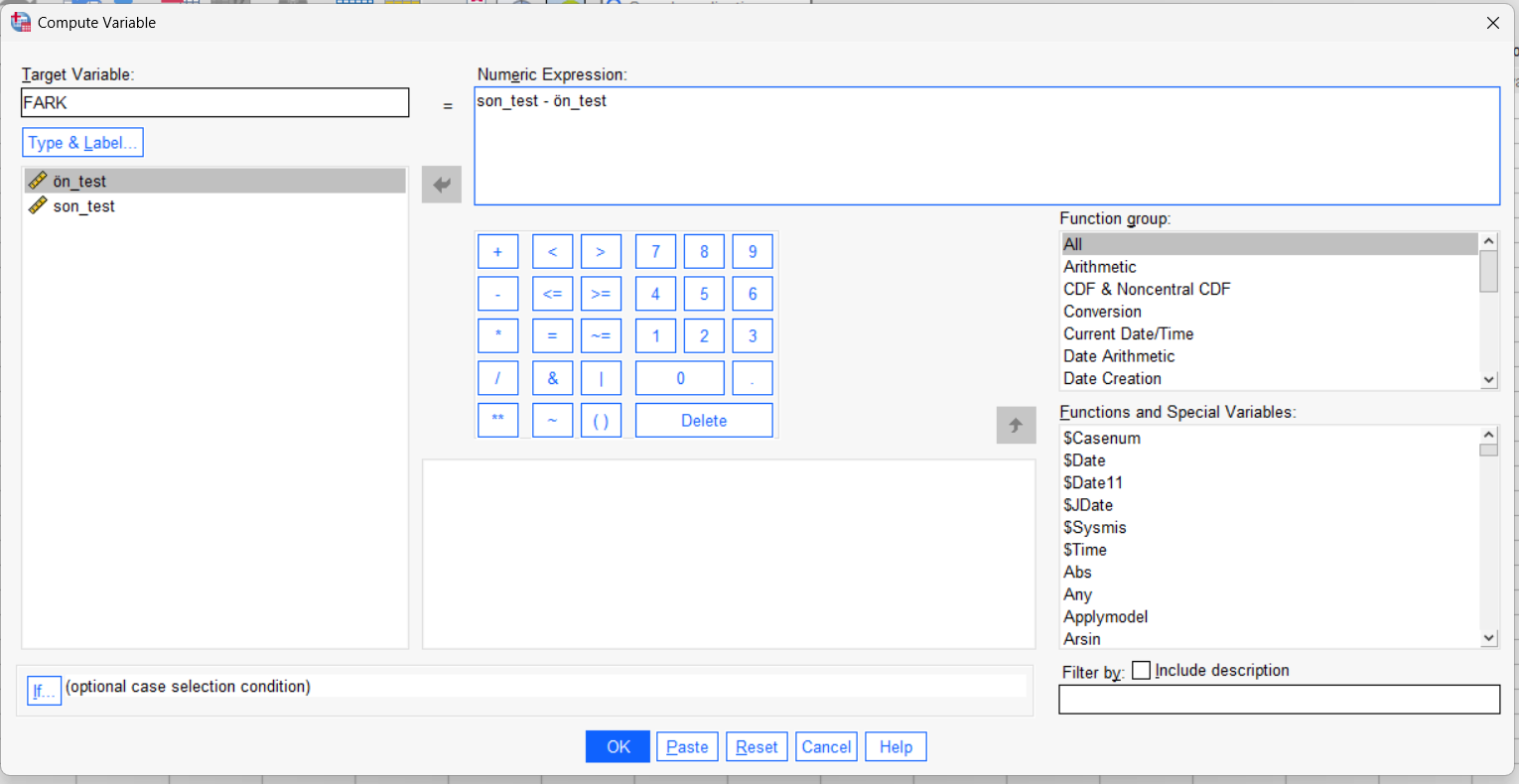 bağımlı t testi normallik varsayımı 2